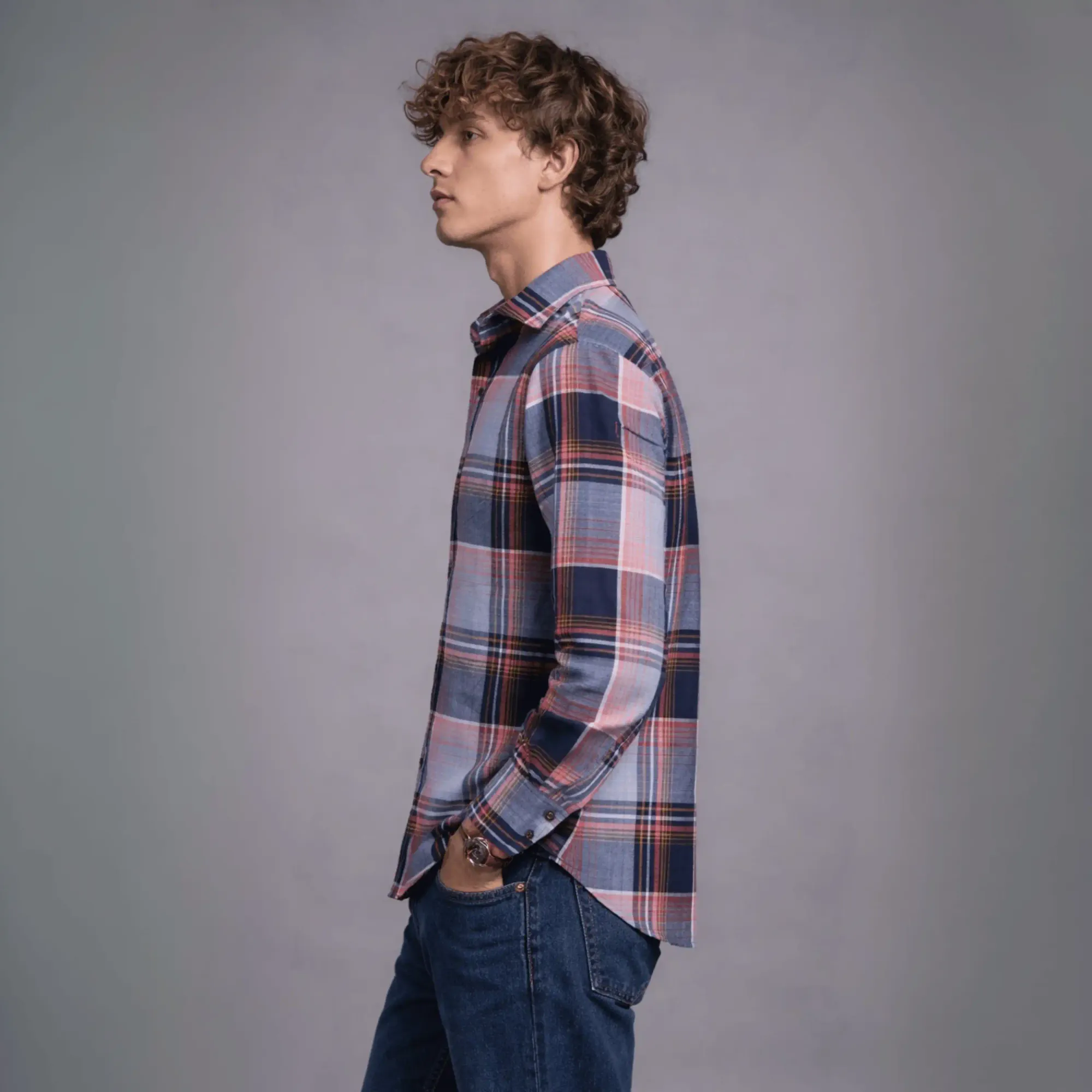 Refined Plaid Shirt — alternate view